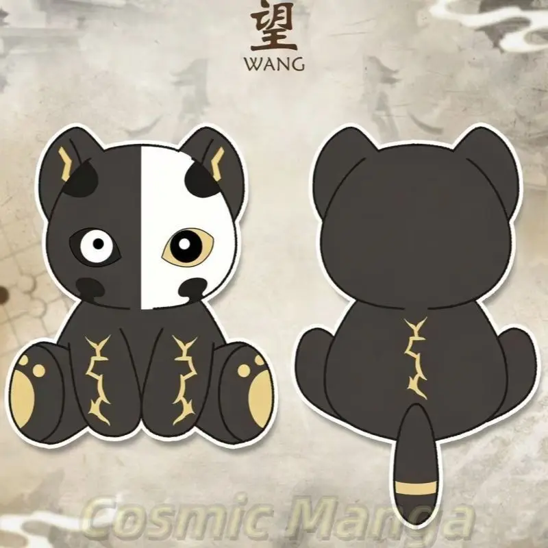 

Game Anime Arknights Wang 30cm Sitting Posture Cartoon Figure Idol Anime Body Dress Up Plushie Pillow Halloween Gift