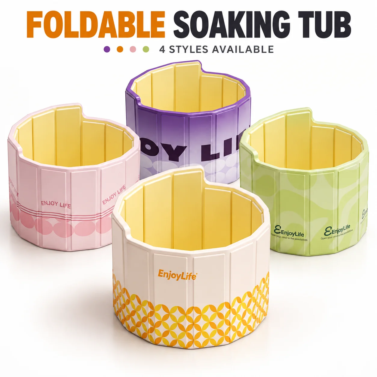 1PC Folding Bathtub Portable Soaking Tub Adult Large Size Insulated Foldable Bath Barrel Home Spa Bathroom Relaxation