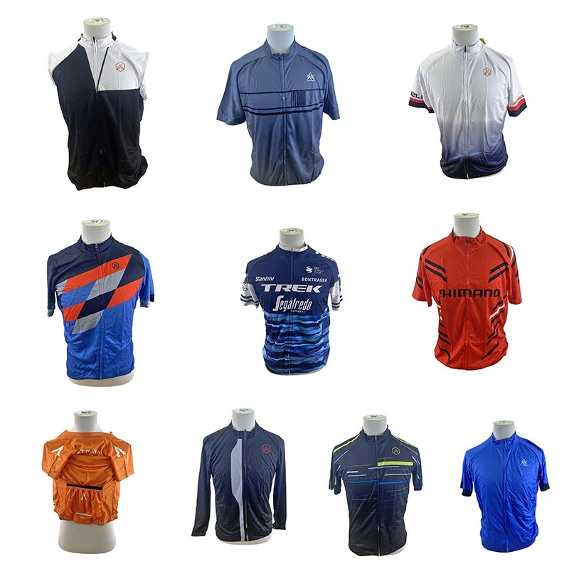 100% Polyester design Factory Logo Clothing Custom Cycling Jersey