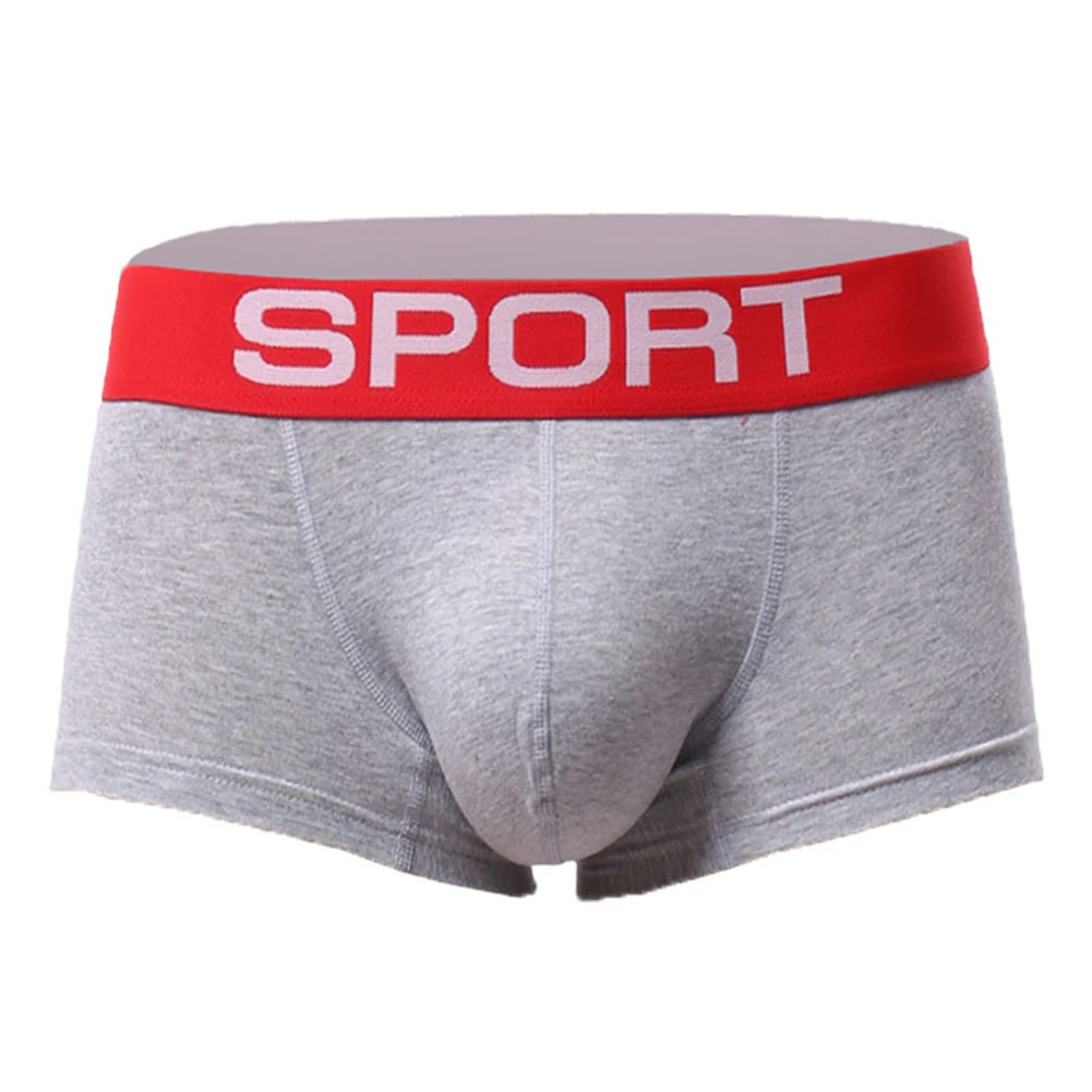 Sous-vêtements en coton solide pour hommes, boxer, slips, poudres bombées, culotte taille basse, lingerie, doux, confortable, respirant, vêtements d'intérieur, maillots de bain