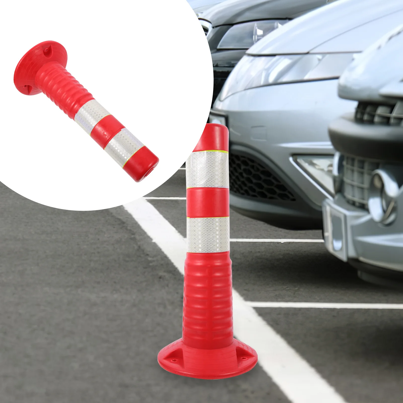 

Anti-Collision Column Premium Plastic Durable Reflective Road Safety Pile Traffic Facility Barricade Cone Road Isolation