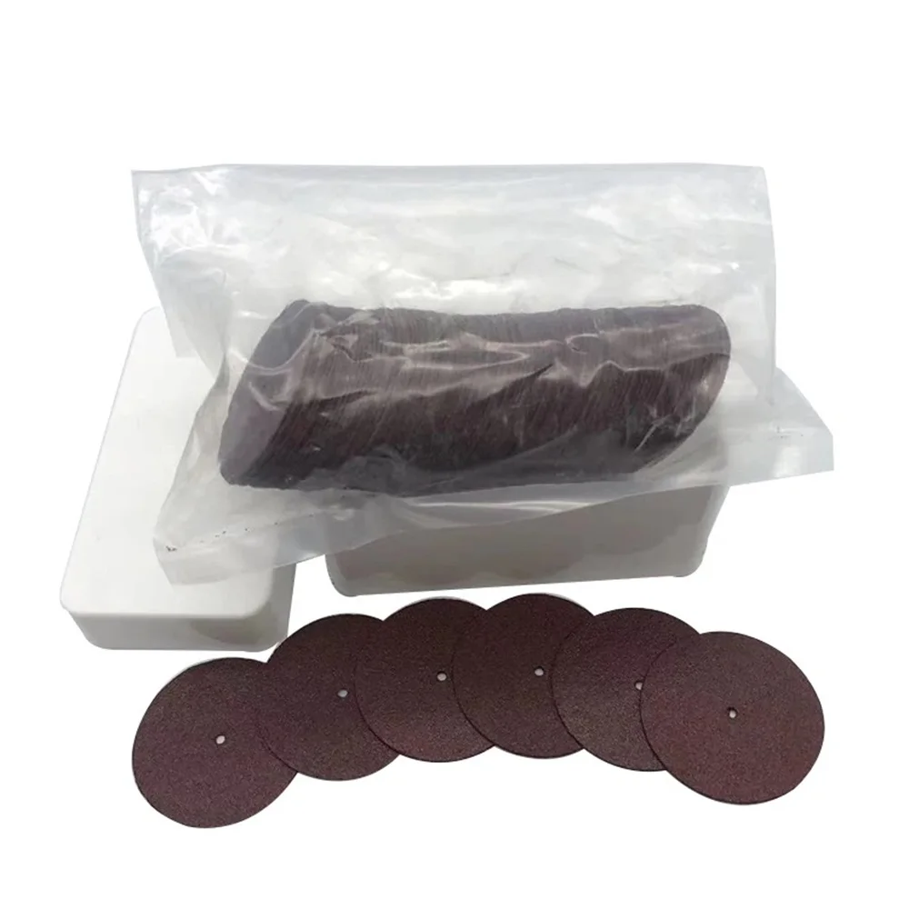 100Pcs/Box 38mm×0.7mm Dental Resin Grinding Separating Disc Abrasive Wheel for Metal Alloy Cutting Dental Lab Tool
