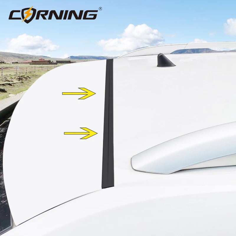 Rubber Car Sealing Strip Auto Trunk Lid Gap Seal Strip For SUV Hatchback Upper Edge Trim Automotive Dustproof Sealant Accessorie