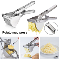 Heavy Duty Potato Mashers Stainless Steel Potato Mashers Ricer Press and Mash Baby Food Fruit & Vegetable Juicers