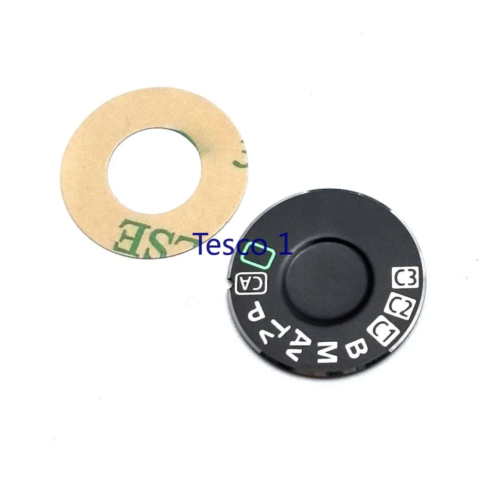 New Top Cover Function Dial Model Button Label For Canon EOS 5D2 5DII 5D mark II With Glue Repair Part