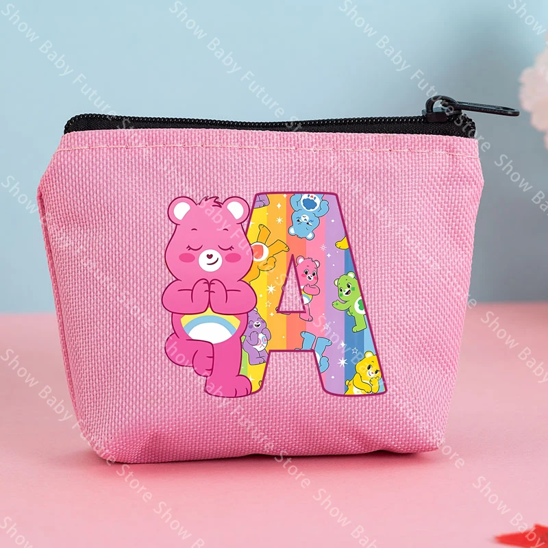 Nuevo Monedero con Diseño de los Ositos Cariñositos, Cartera Kawaii para Monedas, Bolsa de Almacenamiento de Dinero Portátil, Mini Monedero para Tarjetas, Organizador de Llaves