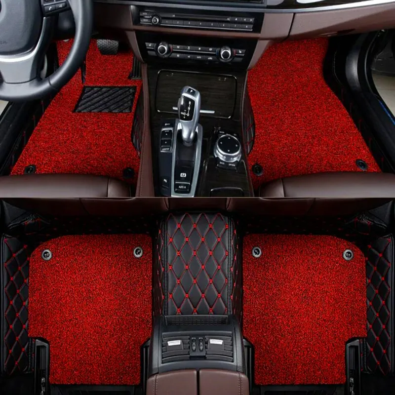 

Custom special car floor mats for Mercedes Benz GLC 43 AMG SUV X253 2022-2015 waterproof double layers carpets for GLC43 2017