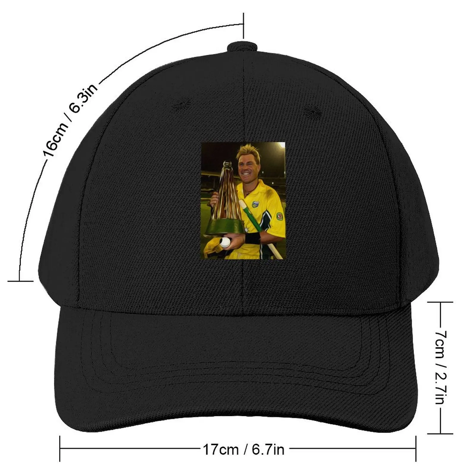 The Spine king Shane Warne Legend Baseball Cap Kids Hat Beach Anime Hat Fluffy Hat For Man Women's