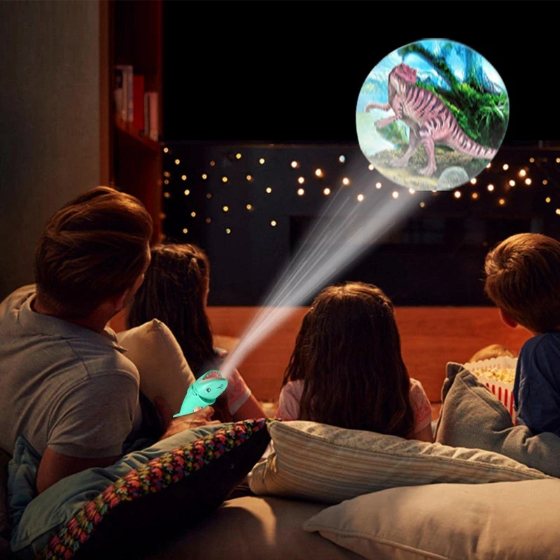 Flashlight Projector, Slide Projector Torch Light Slide Projector Flashlight, Kids Shark Projector Torches Green