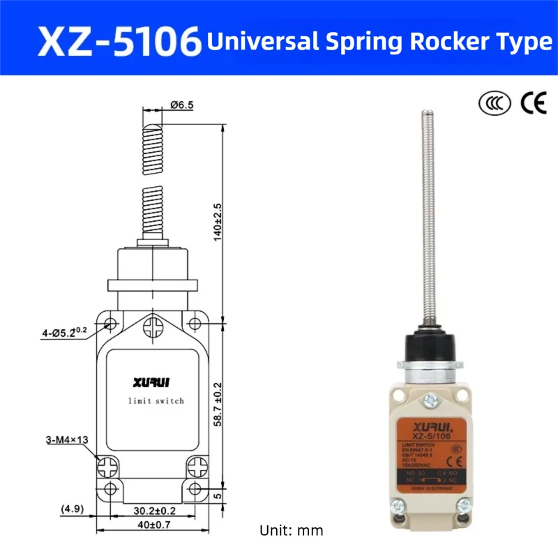 1PC,XURUI,10A/250VA…