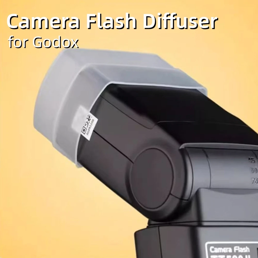 Camera Flash Diffuser Softbox White Blue Yellow Soft Light for Godox Lux Junior V1 AD200 TT685 V850II V860III TT600 Canon 580EX
