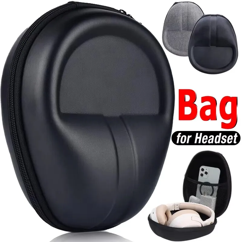 Estojo para fone de ouvido à prova d'água, capa protetora rígida, bolsa de viagem para substituição de fone de ouvido, caixa para sony wh-ch720n wh-1000xm4