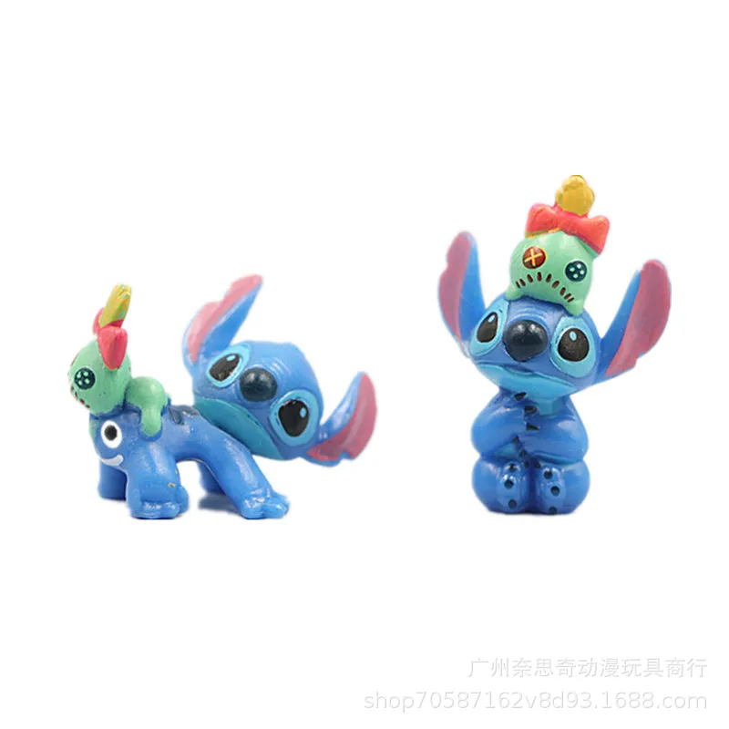 لطيف محاكاة ساخرة غرزة Q-نسخة عمل أرقام سيارة الداخلية سطح المكتب الكرتون زخرفة الملحقات الإبداعية أنيمي تمثال نموذج اللعب