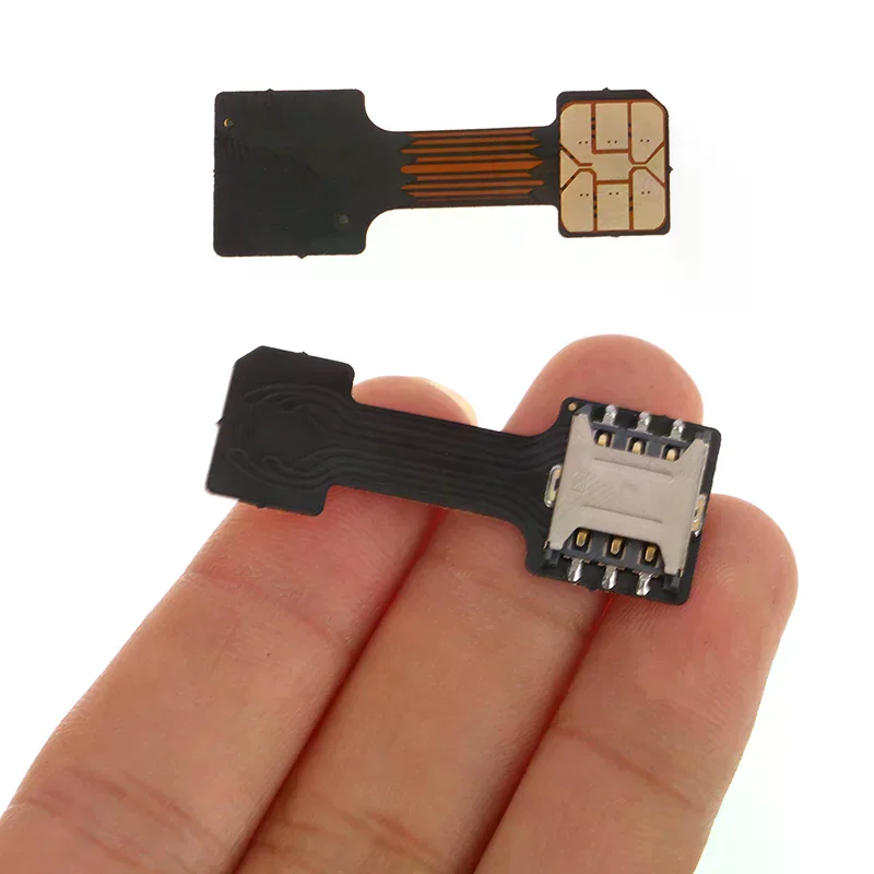 2-in-1 Converter Suitable For Android   Universal TF Hybrid Sim Slot Dual SIM Card Adapter Extension Cable External
