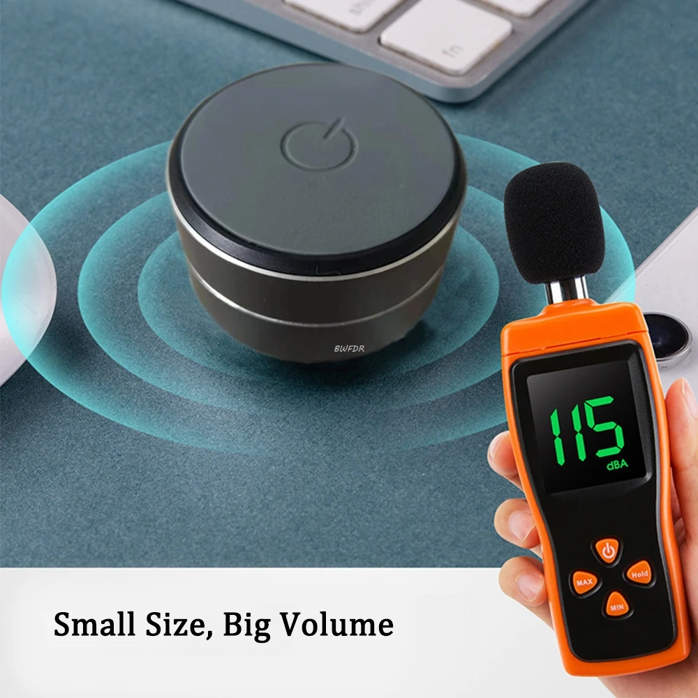 Mini Bone Conduction Speaker Vibration Stereo Audio Digital TWS Wireless Bluetooth Speakers Portable Metal Speaker Dropshipping