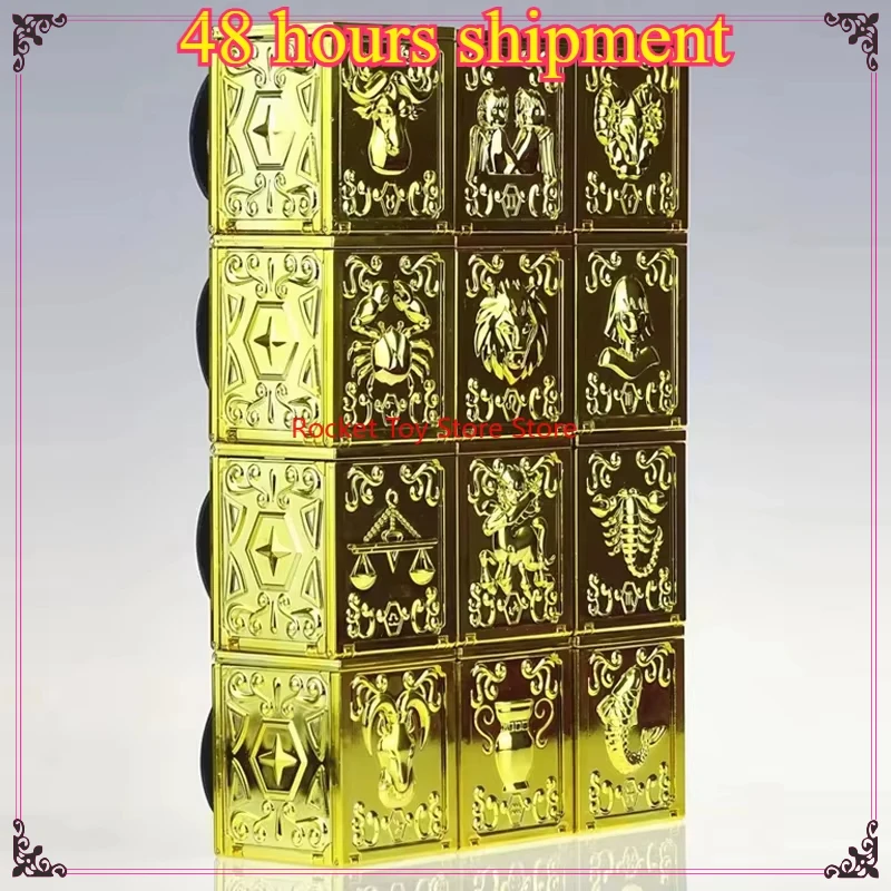 متوفر في المخزون أسطورة القماش الذهب EX باندورا صندوق الحمل الجوزاء السرطان ليو العذراء الميزان العقرب القوس الدلو الحوت مجموعة 12 الشكل #1
