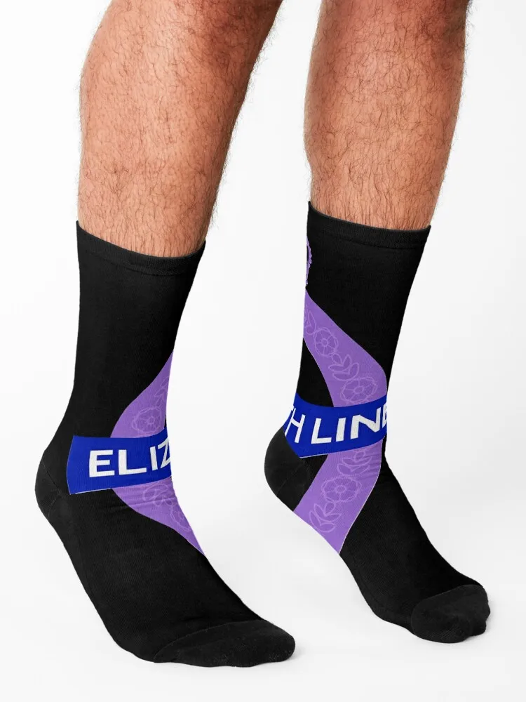 Elizabeth Line with crown Classic Socks anti-slip FASHION summer man Luxury Woman Socks Men's
