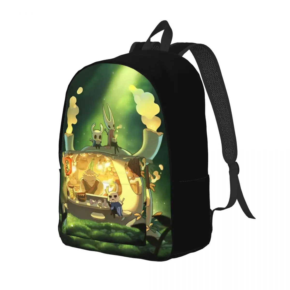 Hollow Knight Aesthetics Backpack for Men Women Fashion High School Hiking Travel Daypack College Shoulder Bag Gift