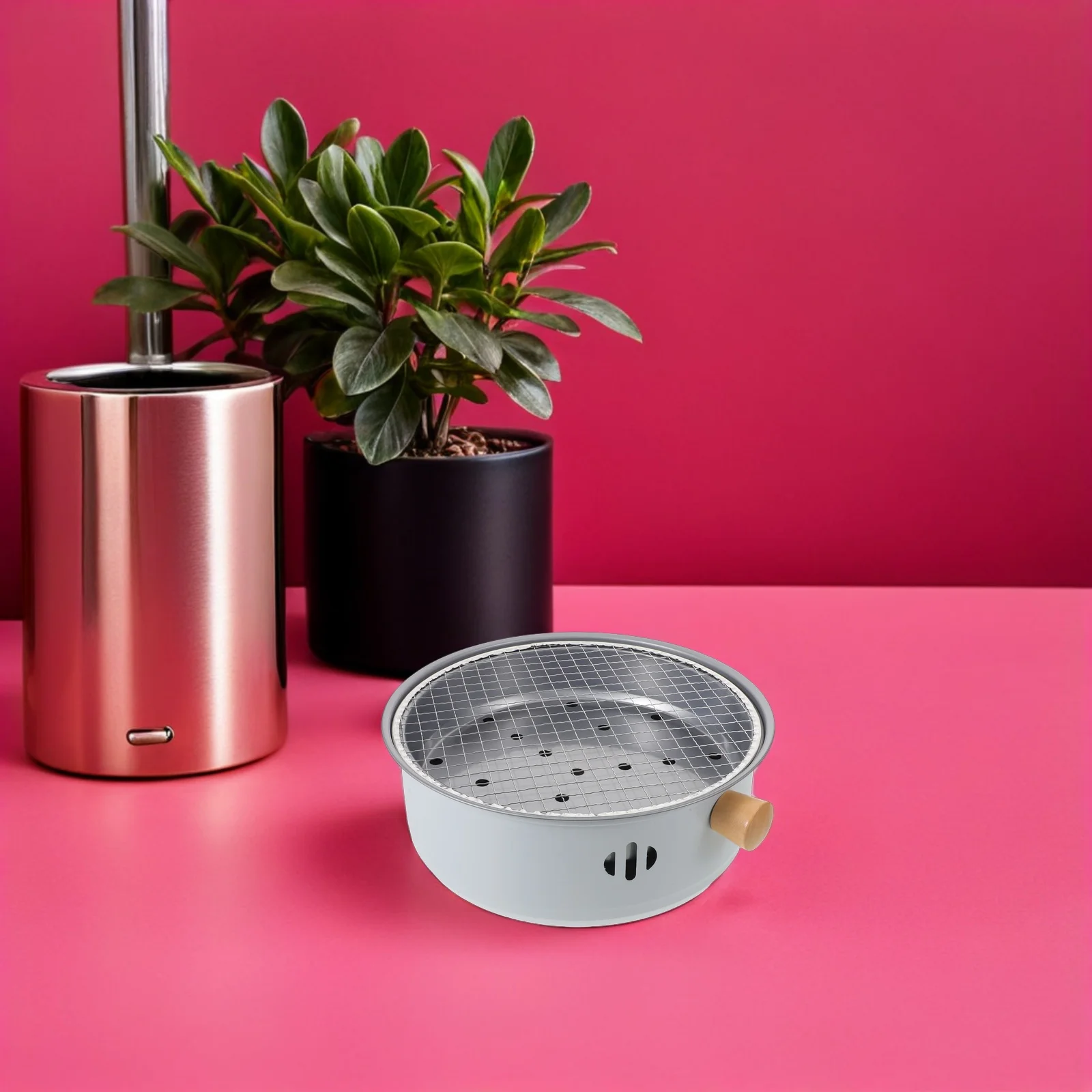 

Mini Outdoors Compact Portable Bbq Grill For Camping Picnics Travel Split Rack Charcoal Roasting Stove Tabletop Outdoor