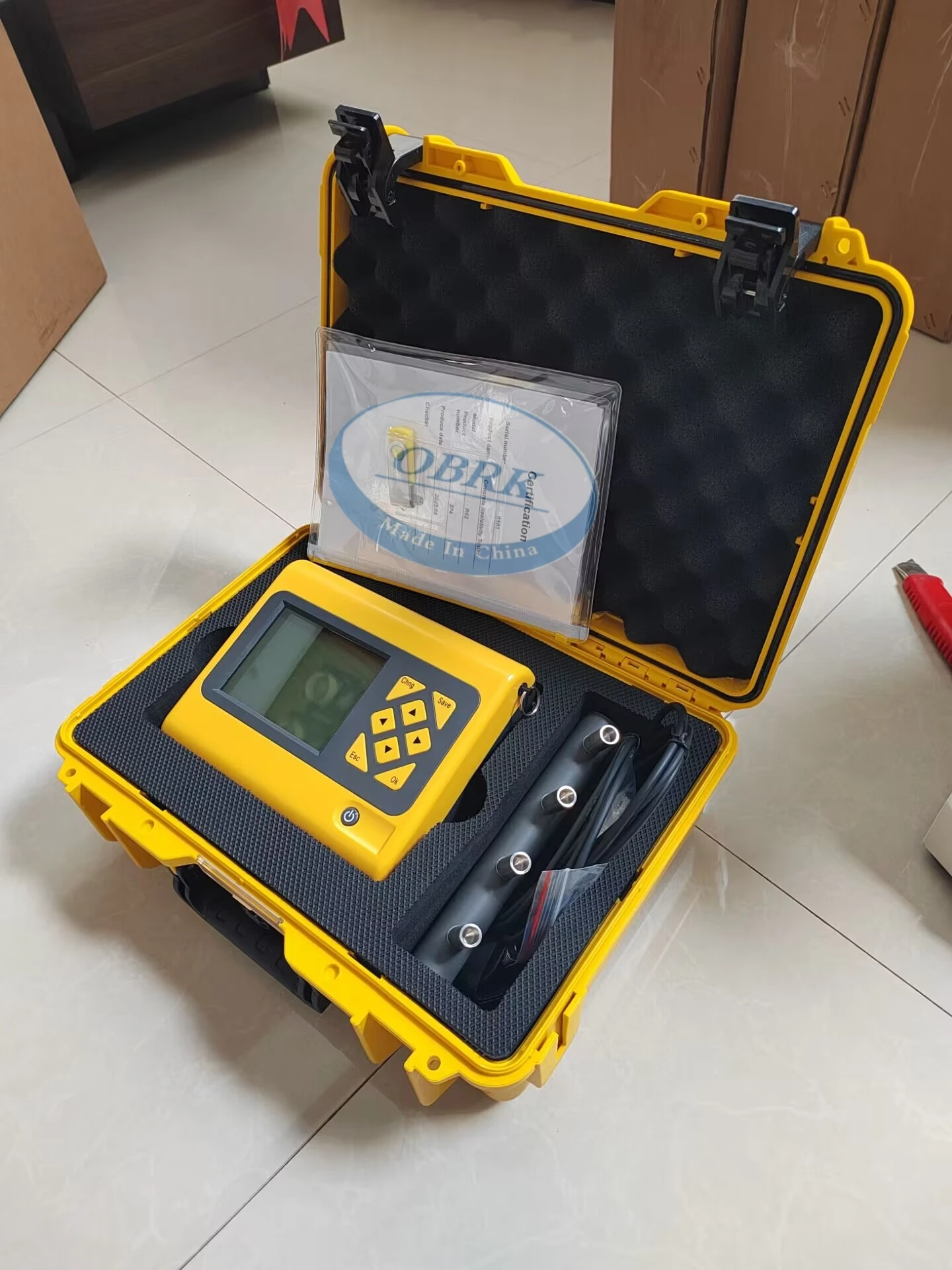 

Concrete electrical resistivity measuring instruments meter