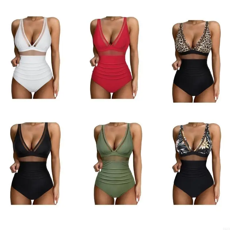 

Женщины полное покрытие купальники 1 купальный купальник Lady Mesh Count