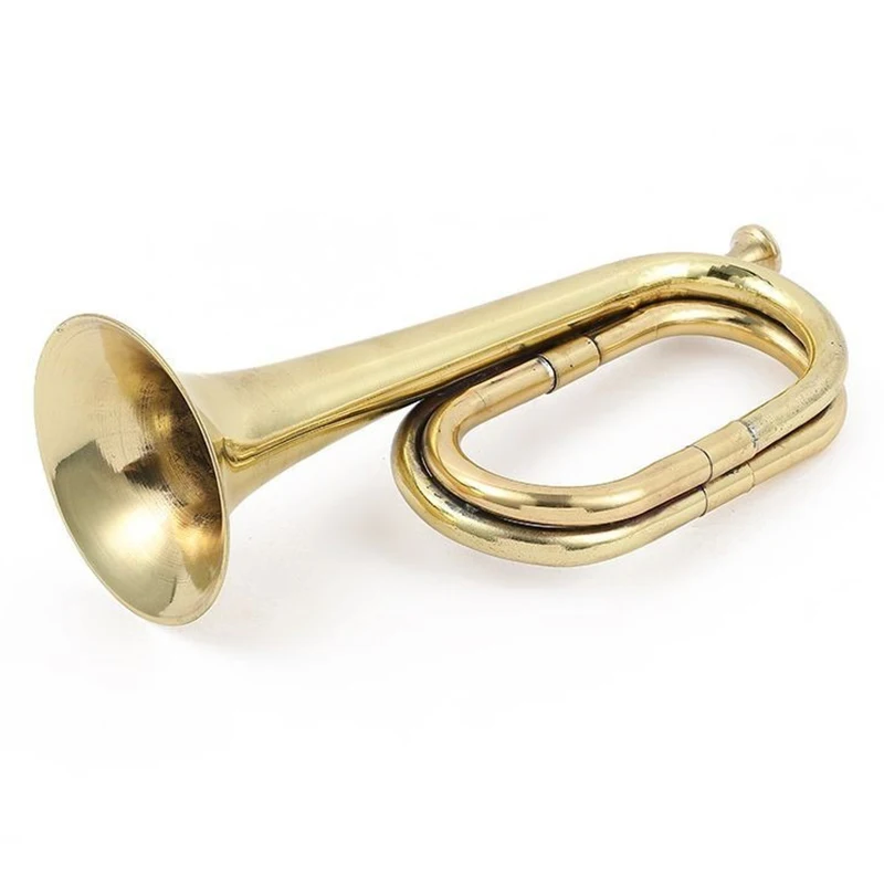 Children's Trumpet  B-Flat Gold Lacquer Trumpets Beginners Entry-level Practice Trumpet  Student Band Performance Trumpets