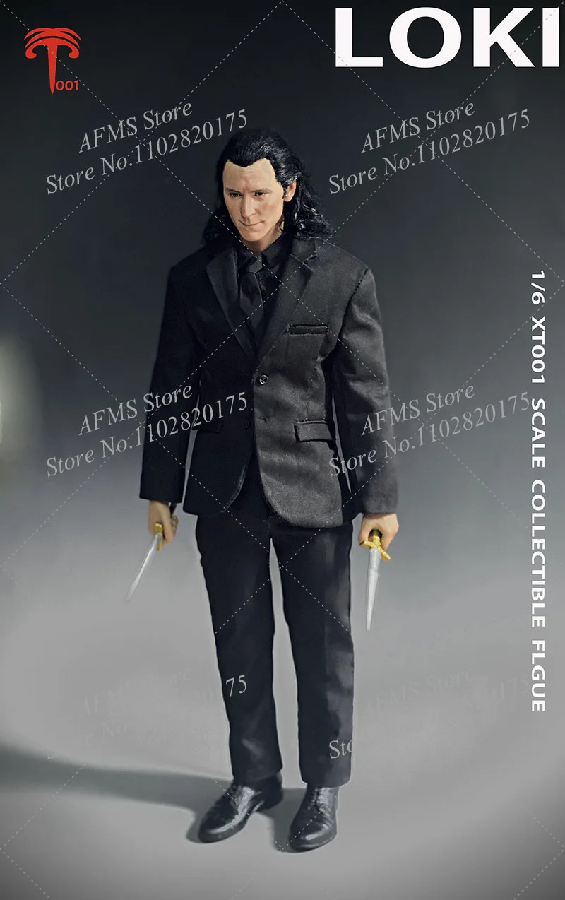 XT001 Figurka kolekcjonerska w skali 1/6 Tom Hiddleston Loki Zły Bóg Mitologii Nordyckiej 30 cm Figurka Akcji Żołnierza