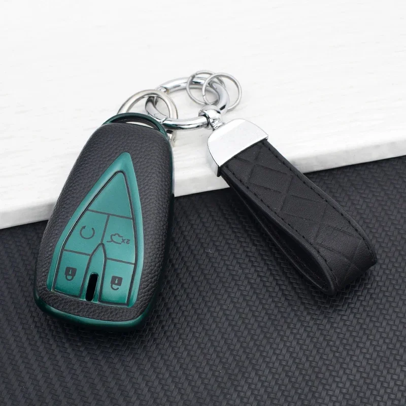 4 Buttons TPU Car Key Case Cover Shell for Changan UNIT UNIK CS35PLUS CS55 PLUS CS75 PLUS Oshan X7 X5 Auto Accessories