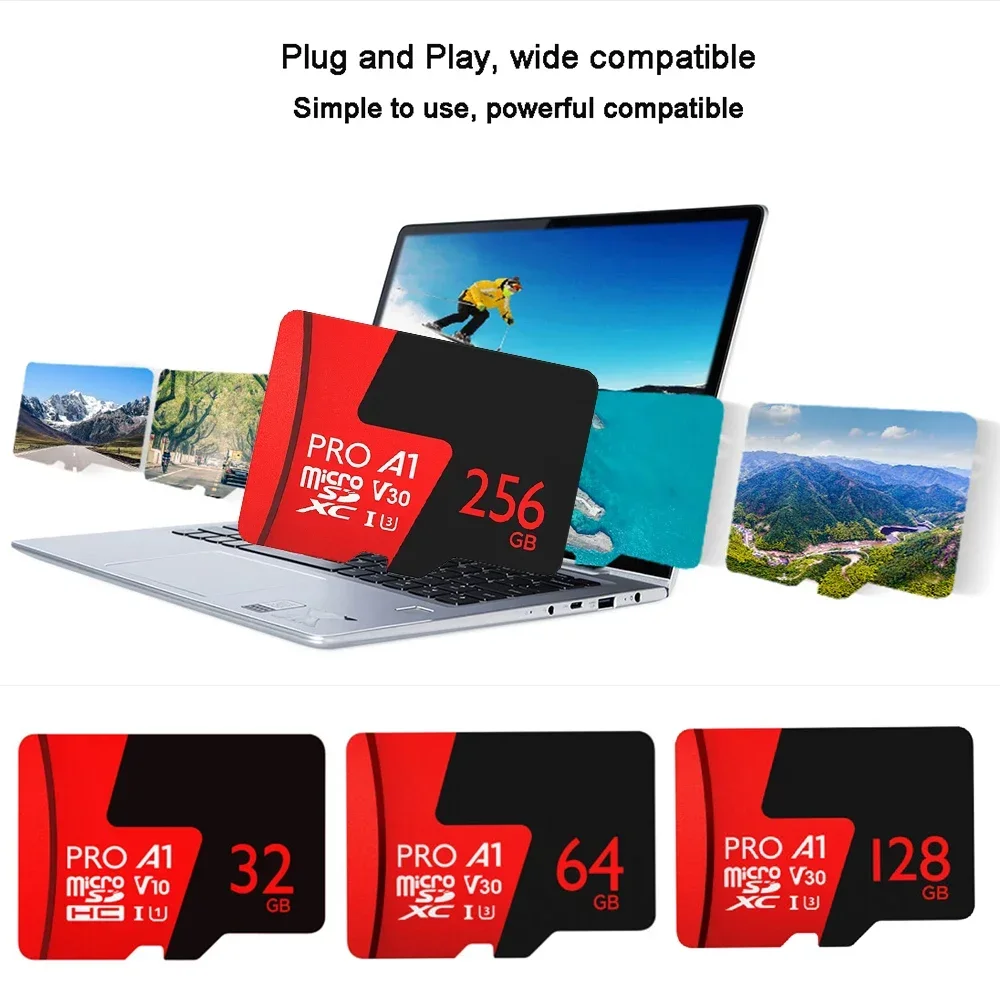 

Netac P500 Extreme Pro microSD Card 256GB 128GB 64GB 32GB Support 4K UKD video For Car DVR&Surveillance Camera&Sports Camera