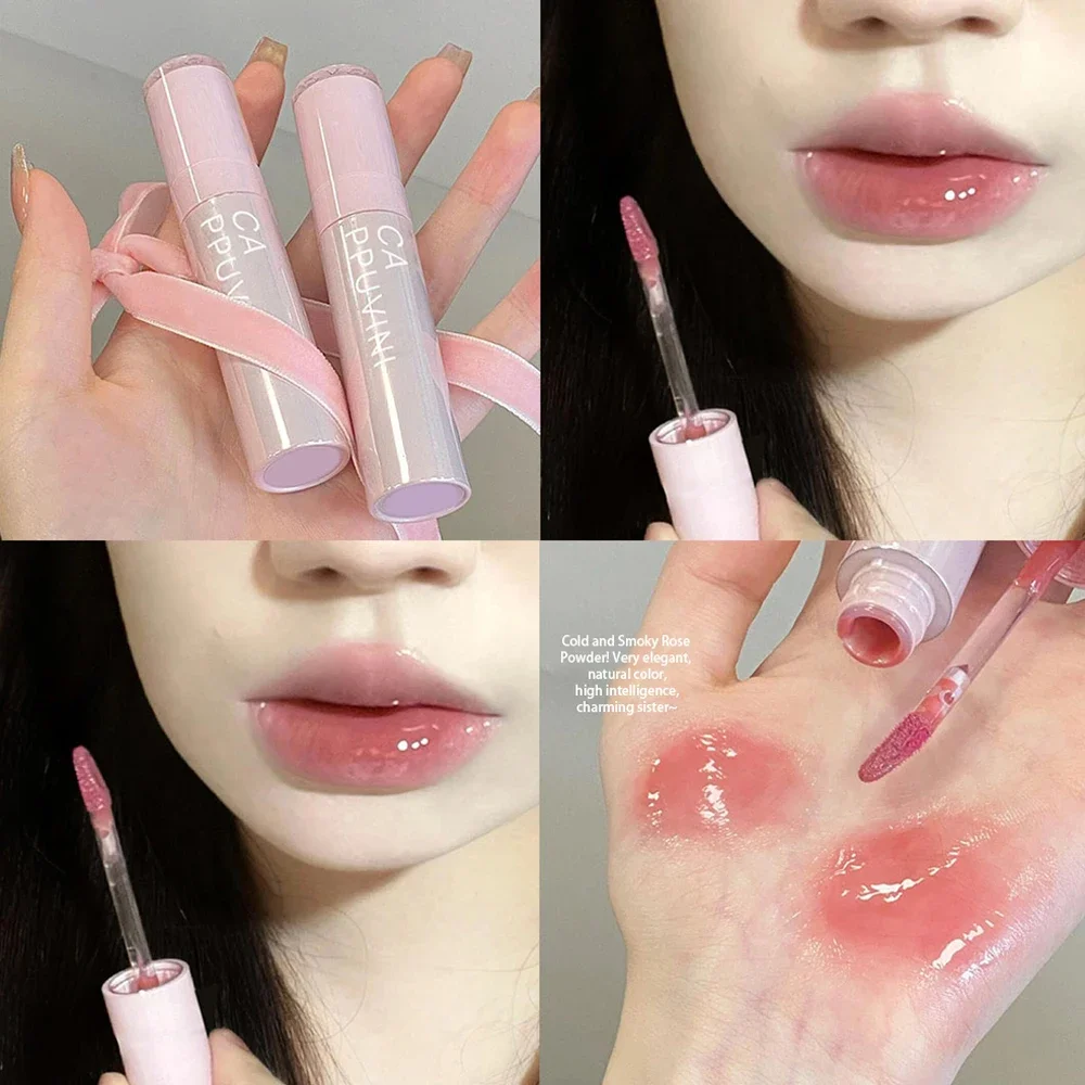 Heallor Spiegel Water Lip Glazuur Hoge Lippen Gloss Hydraterende Langdurige Anti-Stick Cup Vloeibare Lippenstift Sexy Rode Lippen Make-Up Cosm