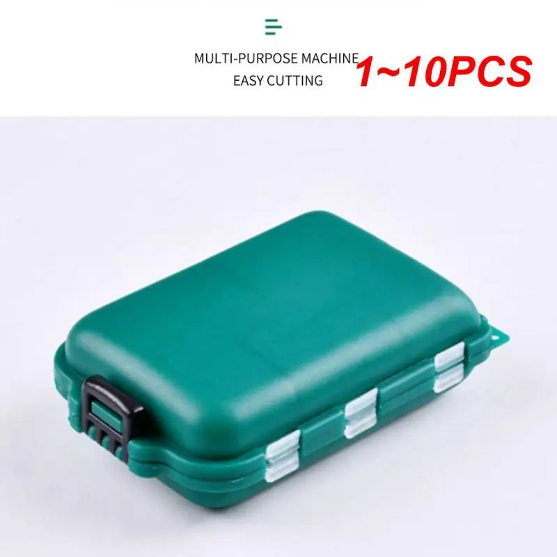 1~10PCS Multi-purpose Fishing Multi-purpose Fake Bait Storage Box Storage Luya Fishing Gear Partition Accessory Box Tool Box