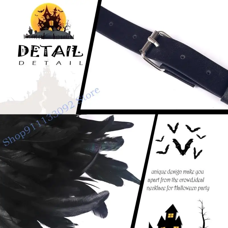 H9ED Shrug Shawl สำหรับผู้ใหญ่ผู้หญิงผู้ชายฮาโลวีนคอสเพลย์เครื่องแต่งกาย Punk Gothic Shrug ไหล่ห่อของขวัญ