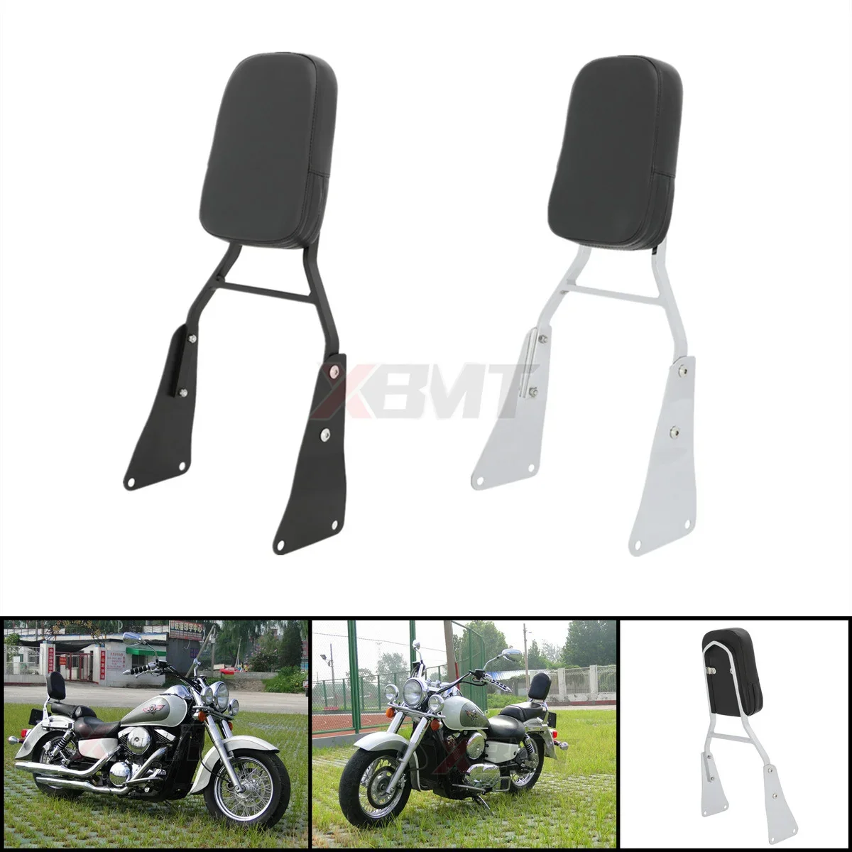 Motorcycle Rear Backrest Sissy Bar Luggage Rack For Kawasaki Vulcan VN 1500 VN1500 Classic 1986-2013