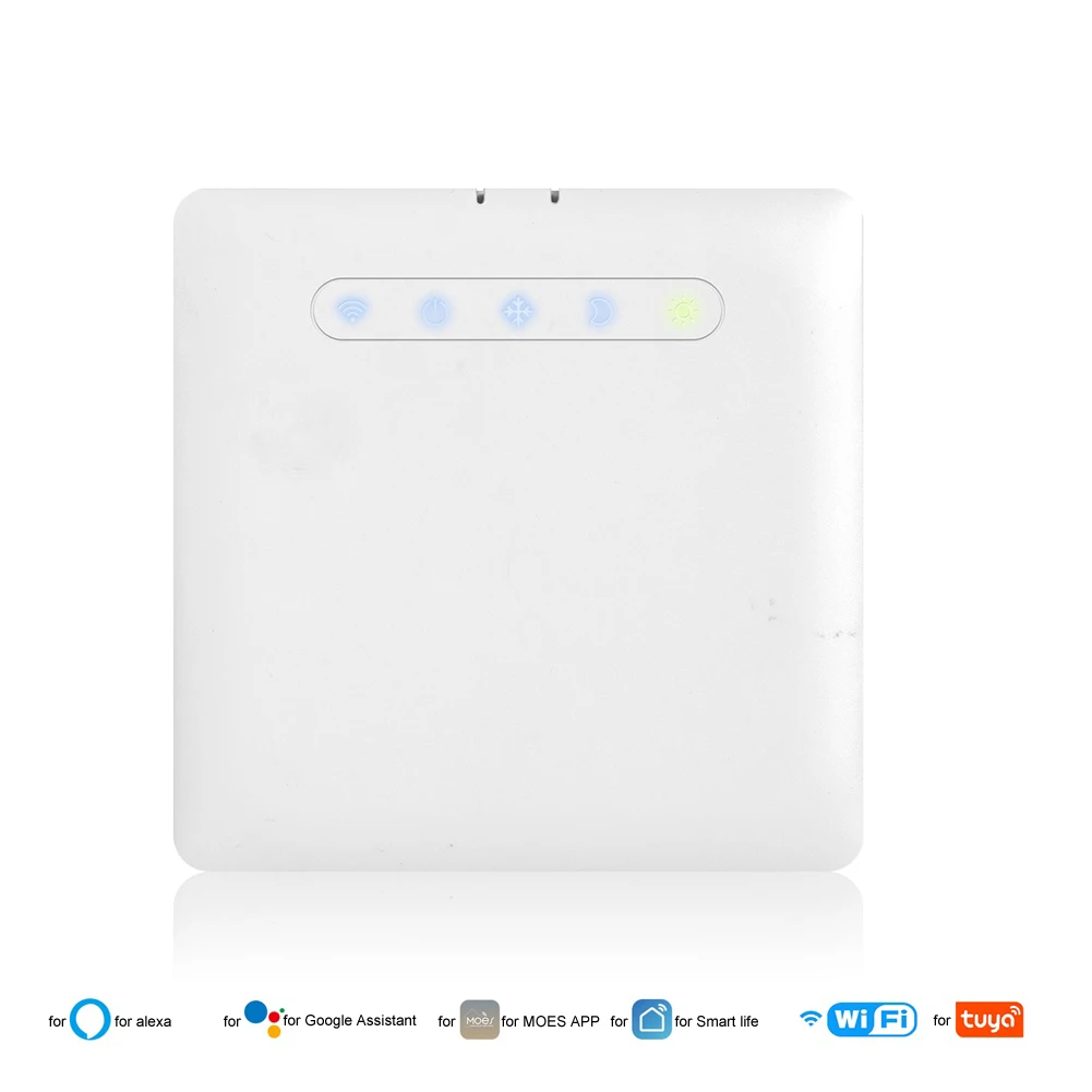 Smart Thermostat Wifi for Radiator Heating For Pilot Wire with For Ecowatt Energy Monitoring and Frost Protection