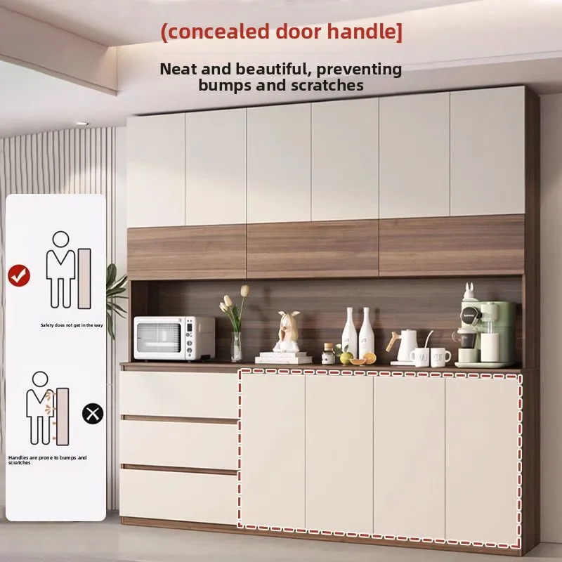 

Medieval Sideboard Pantry Cabinet Entrance Cabinet Large Wooden Kitchen Pantry Cabinets with Adjustable Shelves and Door Storage