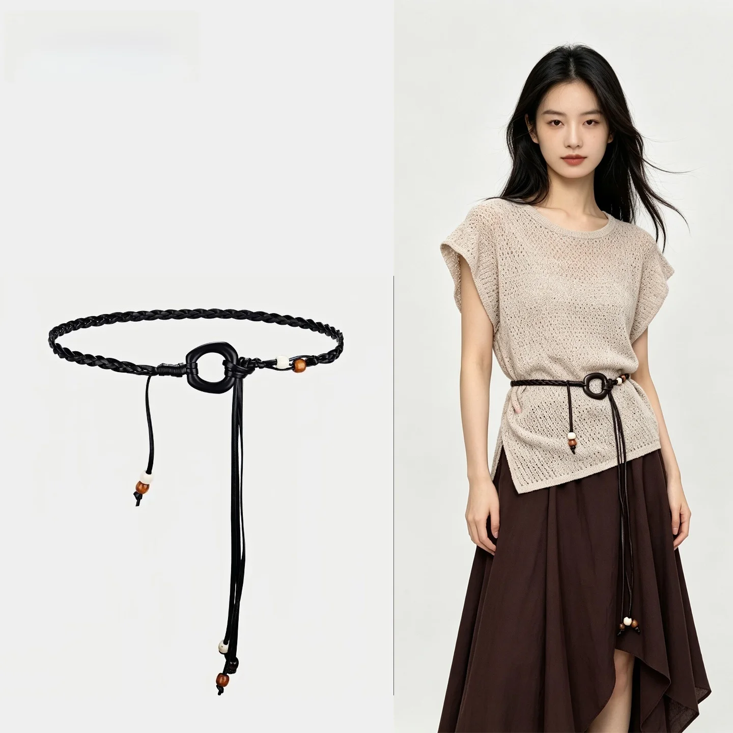 bohemian-style-woven-thin-belt-women's-skirt-decorative-rope-retro-design-ethnic-fashion-2026-new-model-pu-leather-material