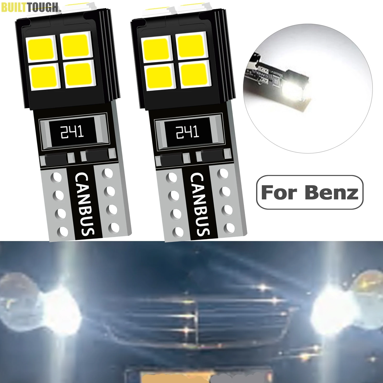 12V para Benz W166 11-15 W164 15-11 W221 05-13 C216 06-10 reemplazo de luz LED W5W T10 bombilla lámpara de estacionamiento Plug And Play