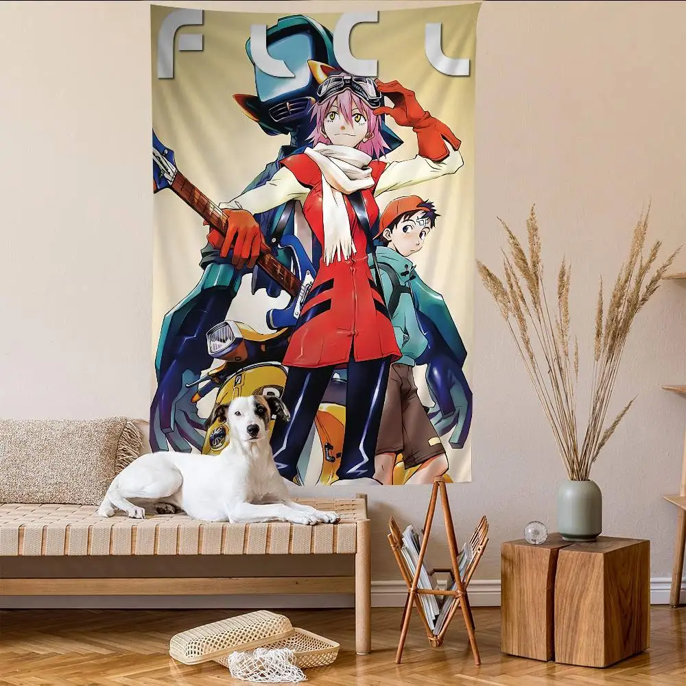 Anime Flcl Colorful Tapestry Wall Hanging Cheap Hippie Wall Hanging Bohemian Wall Tapestries Mandala Wall Hanging Sheets