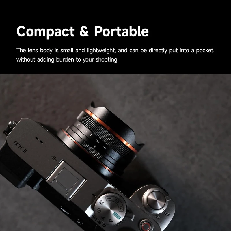 عدسة برايتن ستار MF 10 ملم F5.6 APS-C عين السمكة بزاوية واسعة لكاميرات M4/3، Canon EF-M، Sony E، Nikon Z، Fuji X