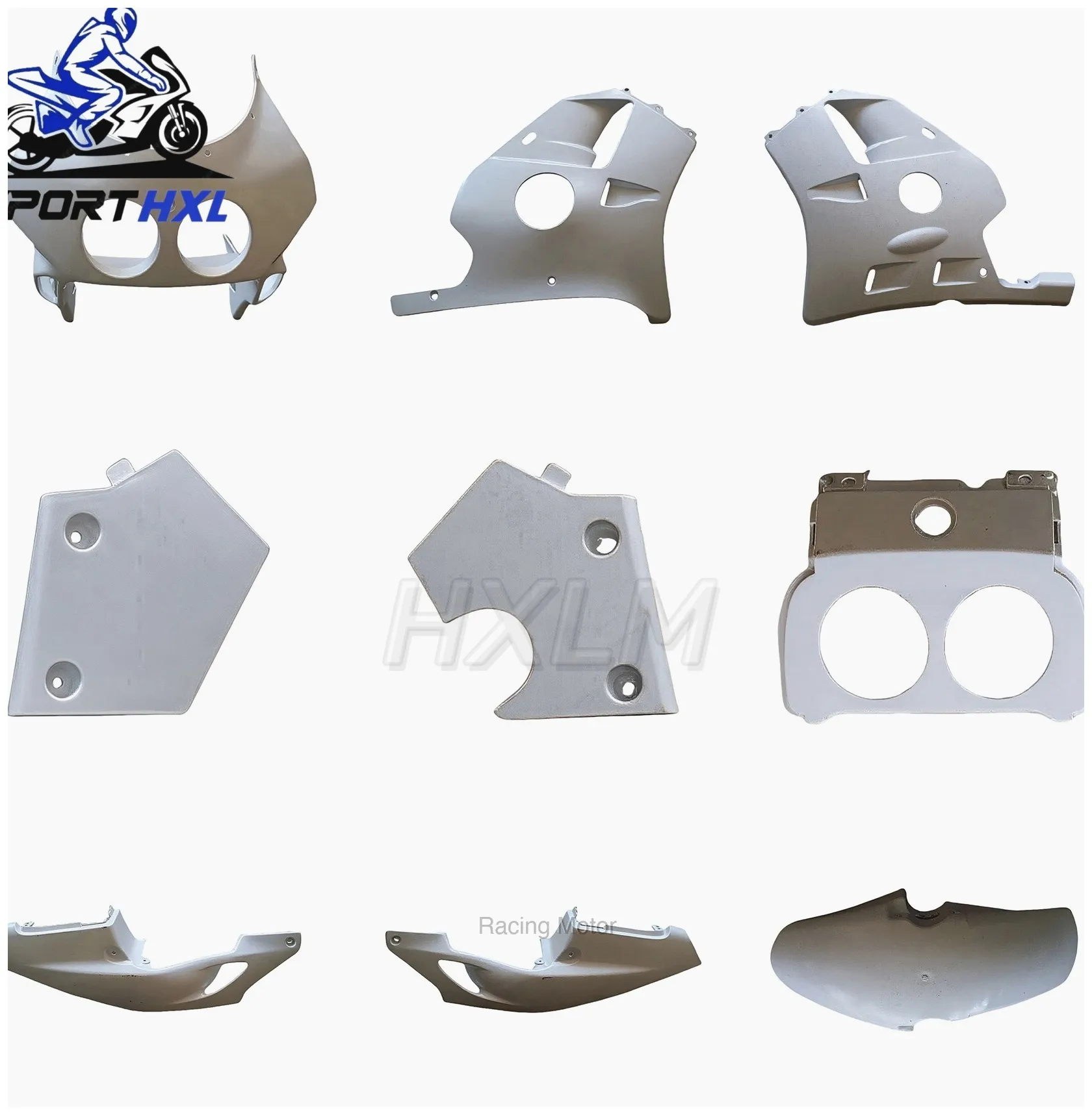 Motorcycle Fairing Body Kit - Motorcycle Plastic parts For CBR250 1889-1999 Unpainted Bodywork Fairing Components ABS Injection