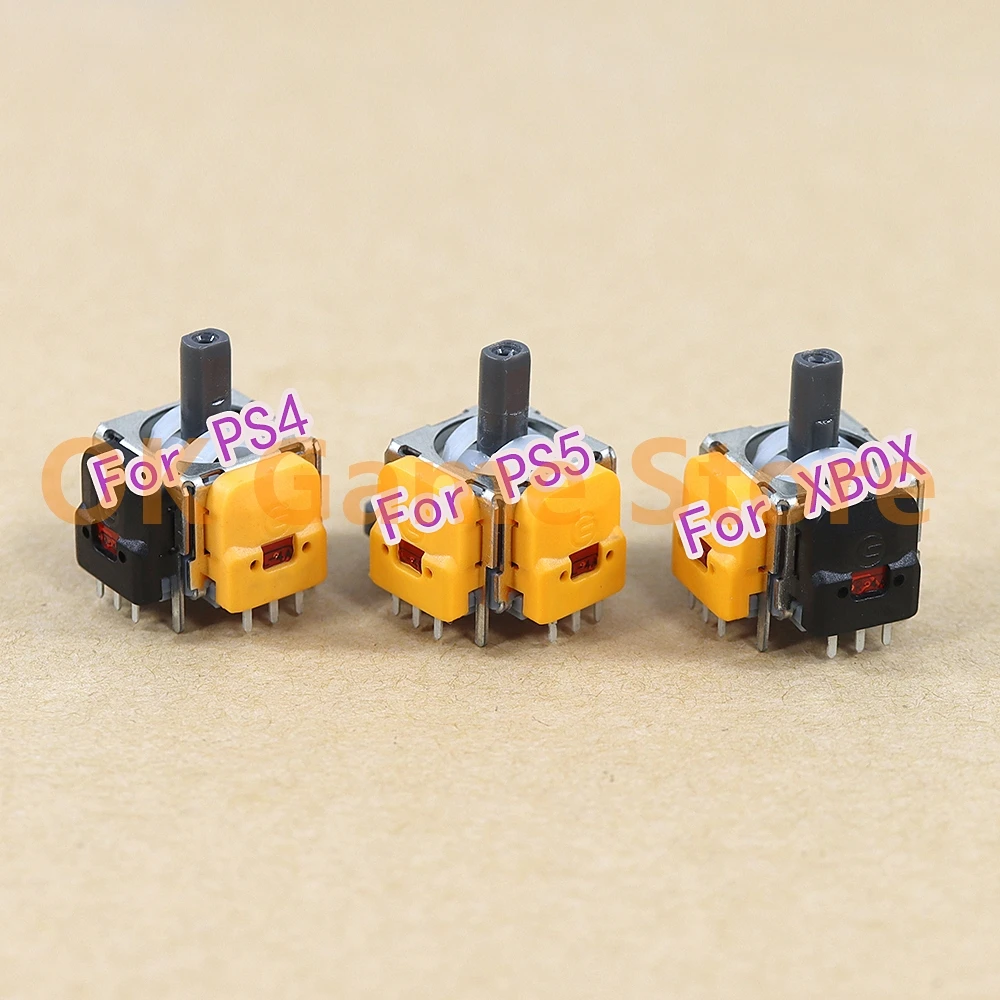 30pcs Orange Analog Sensor Potentiometer Hall Effect IC Joystick Module For PS5 PS4 XBOXONE XBOX Series Controller
