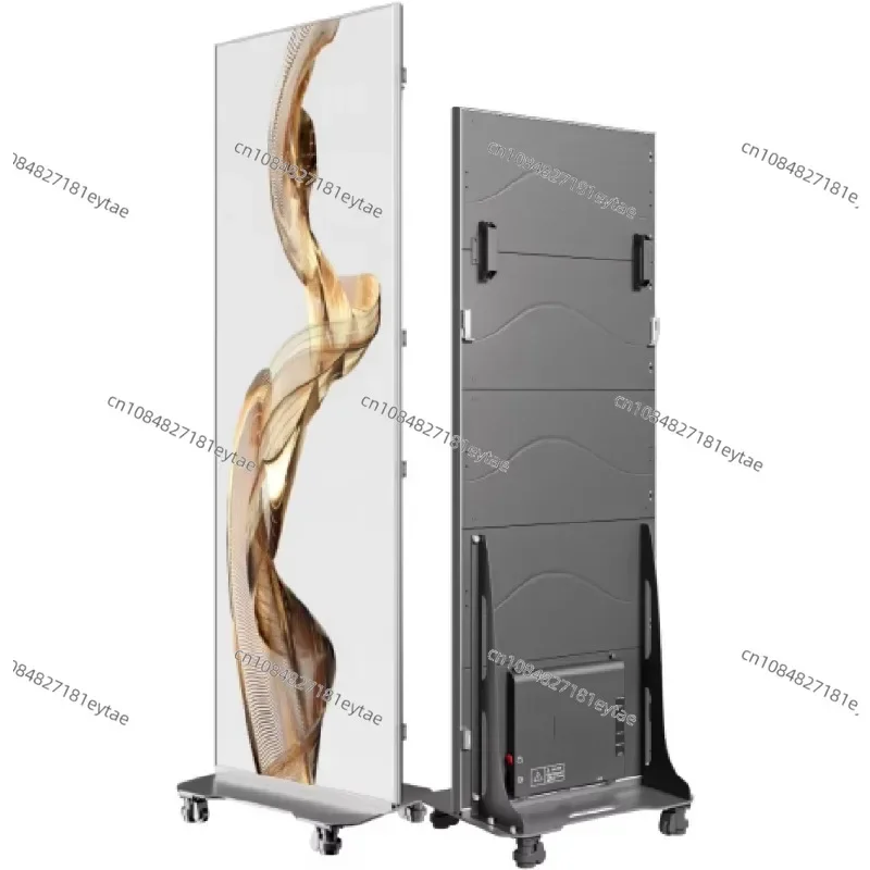 Suitable for mobile portable LED advertising screens P1.8 P2.5 battery powered floor standing display signs