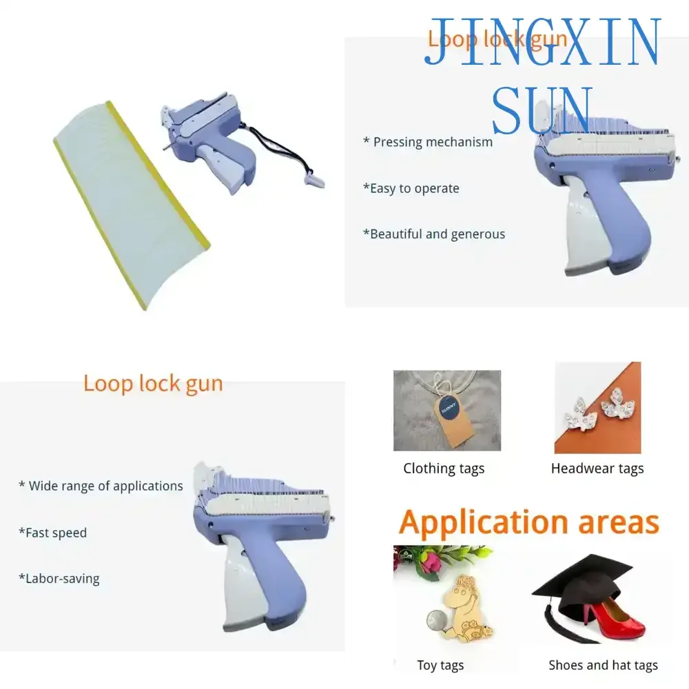 Mattress Fastening System 1000 Staple Gun for Mattress Assembly Furniture Upholstery Loop Tag Gun for Clothing Toys Hardware