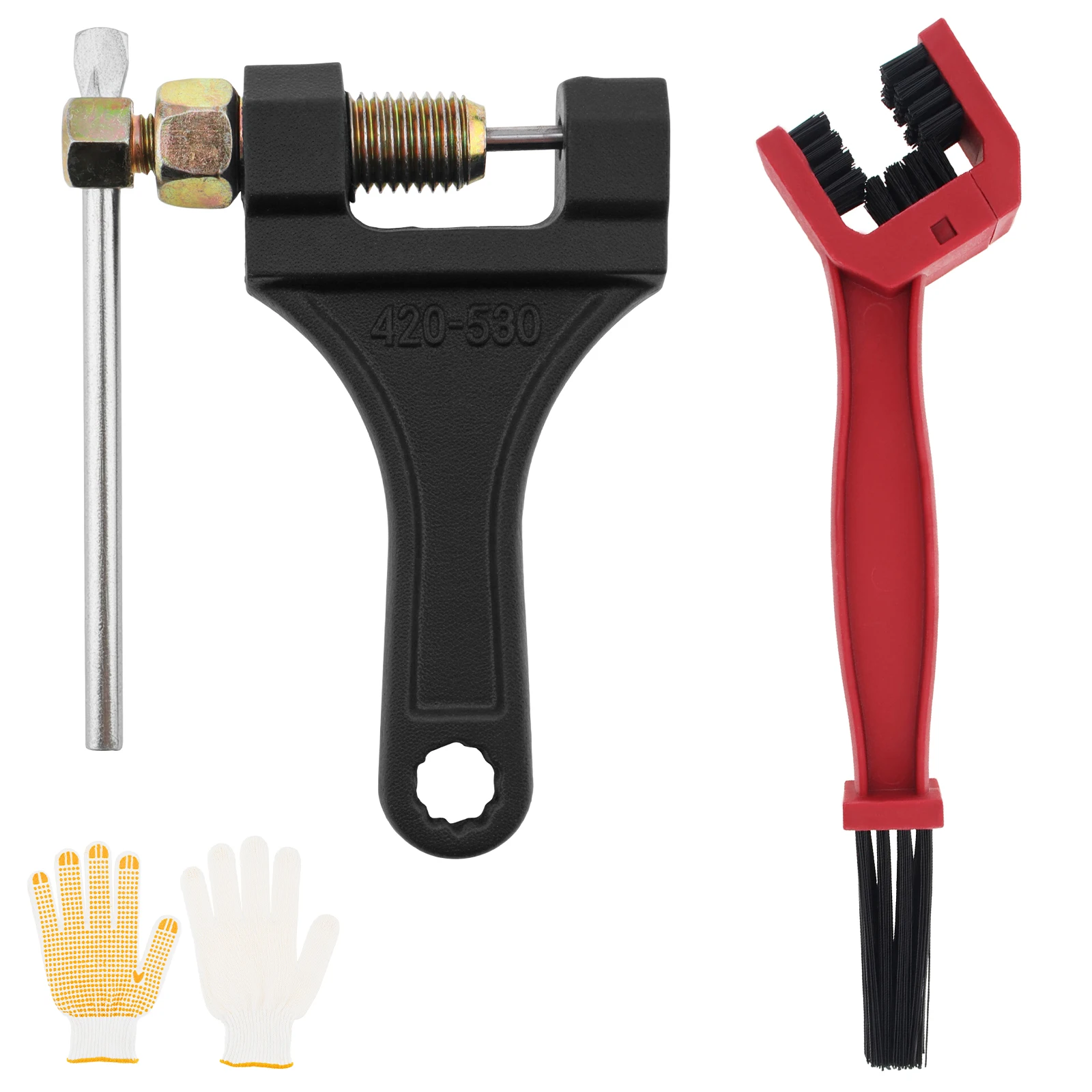 

420 - 530 Chain Breaker Tool for Motorcycle ATV Dirt Bike Scooter Bicycle Tractor Brush Chain Pin Disconnect Removal Repair Tool