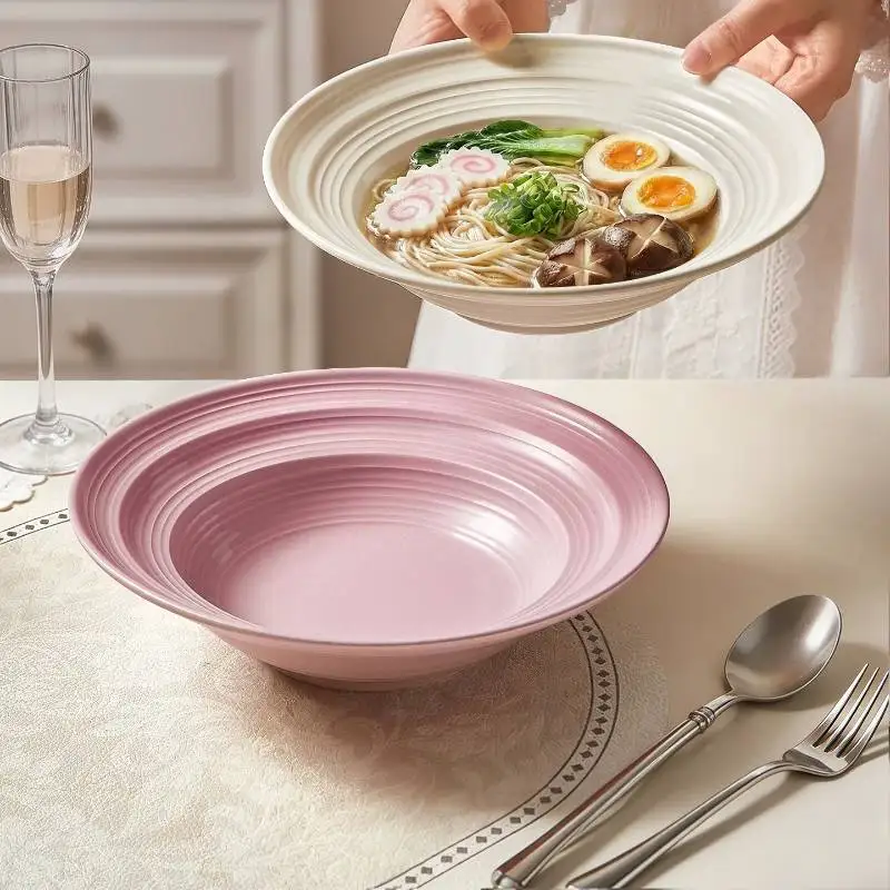 Kép 4: Egyedi Könnyűsúly Vacsora beállítása Design környezetbarát Agyagművesség plates Vacsora beállítása Betűköz Pénzgyűjtés Választékos vaisselle konyhai Edény