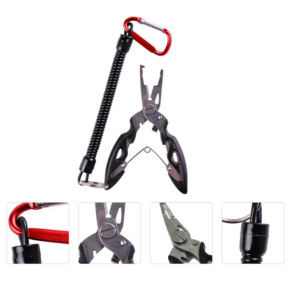 

Aluminum Alloy Fishing Pliers Grippers Control Grabber Durable Corrosion Resistant Saltwater Freshwater One Hand Anti Slip