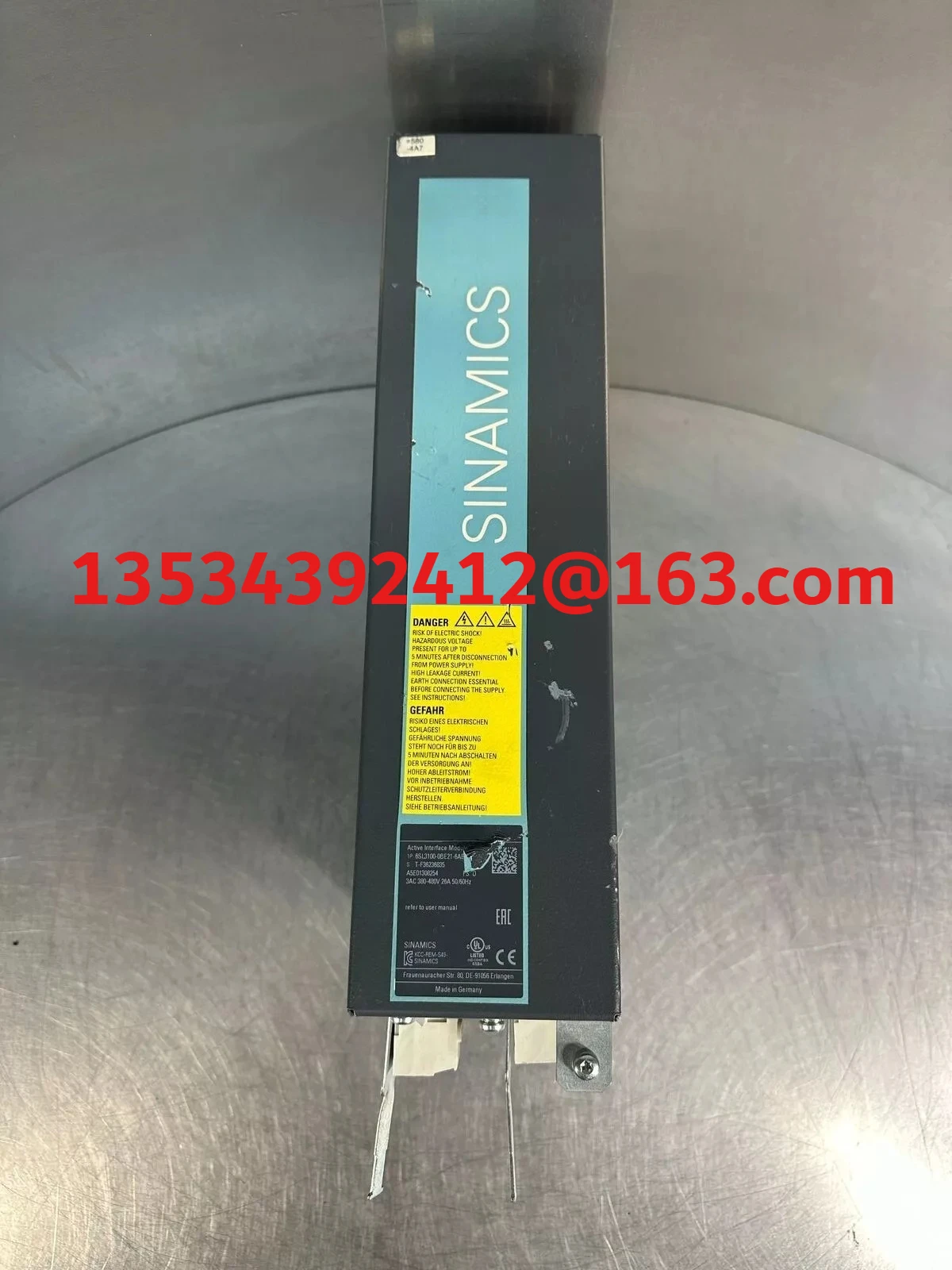 

Используется для Siemens 6SL3100-0BE21-6AB0 SINAMICS S120 Модуль питания преобразователя частоты 6SL3100-0BE21/23/25/28/31-0/2/5/6AB0