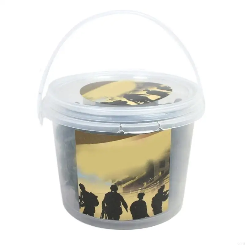 

100PCS Mini Military Soldiers Figures Models Playset Toddler Men Kids Toy Figures Gift Accessories Children Toy