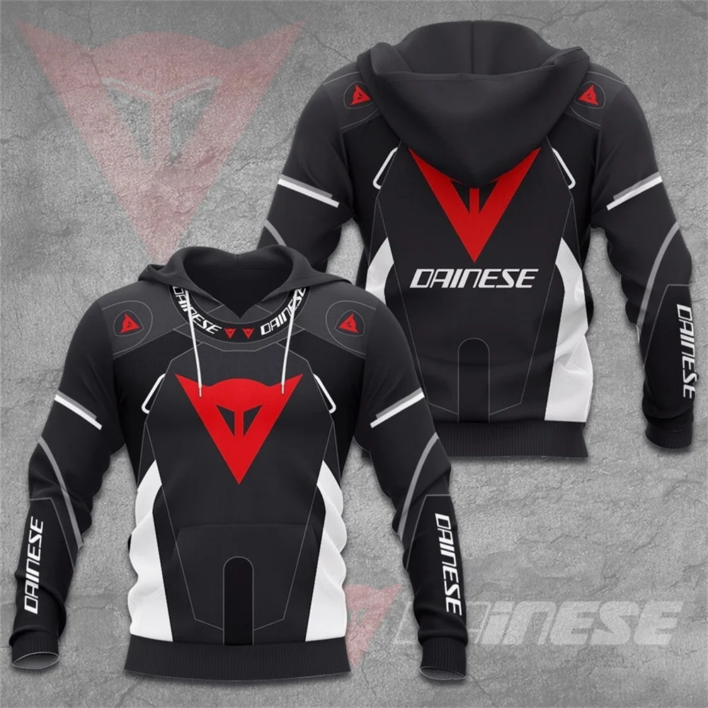 Autumn/Winter Hot New Motorcycle Extreme Sports Motorcycle Casual Fashion Hoodie Breathable Men's and Women's Top Men's clothing