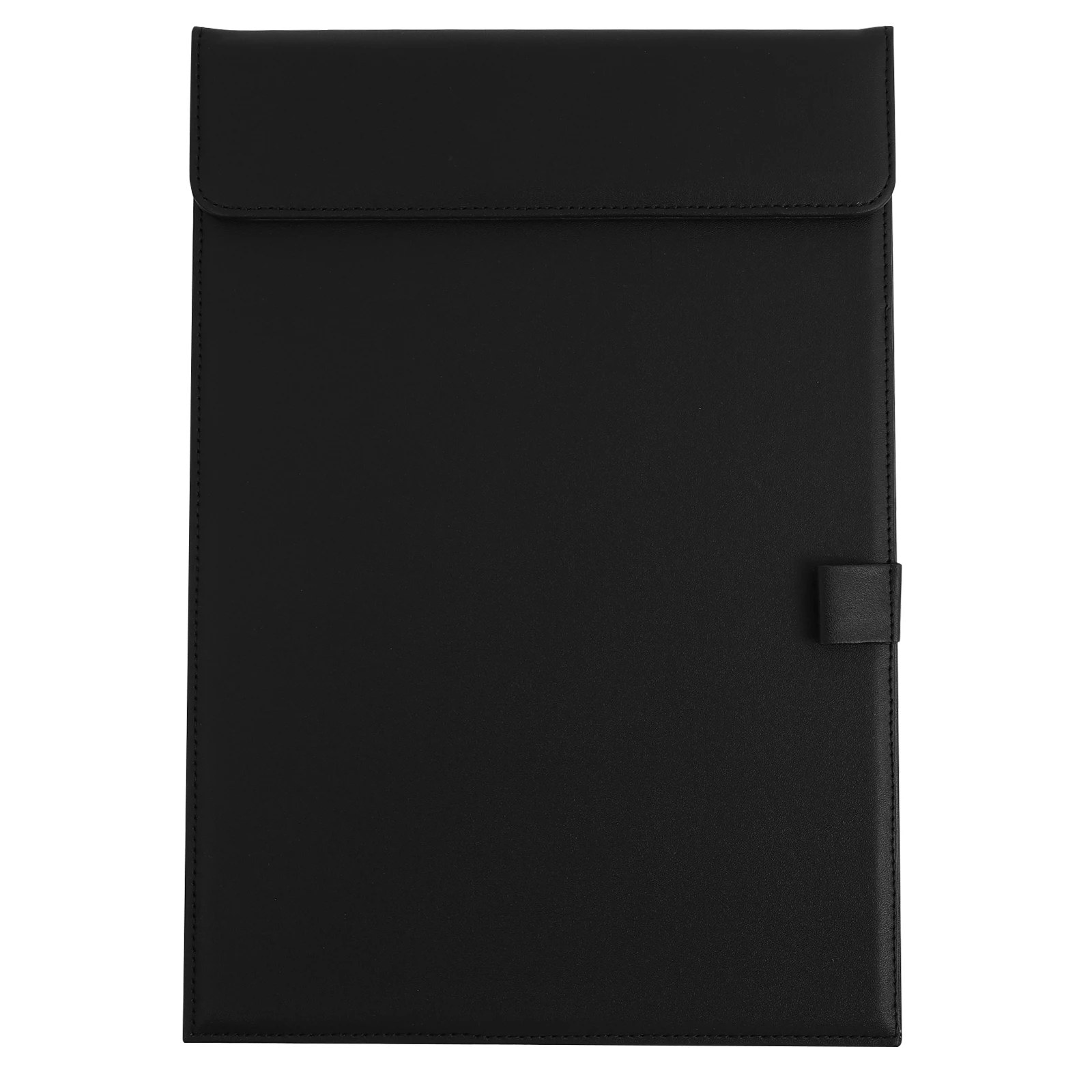 

A4 Pu Holder Clip Board Black Paper Folder Pu Clipboard Office Writing Pad Documents ganizer With Pen Case